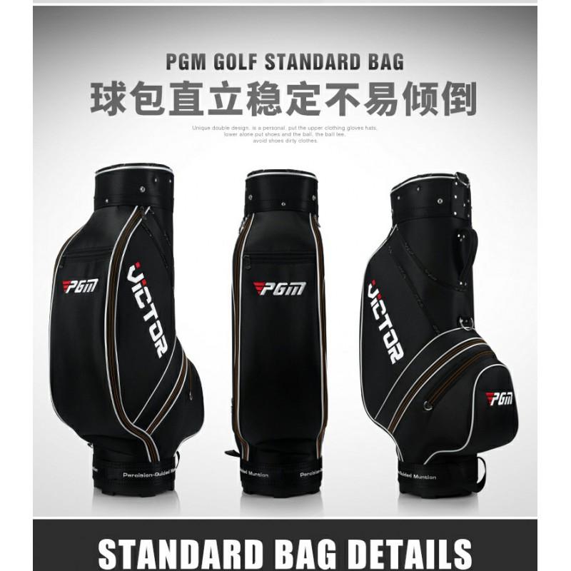 Mens Golf Stand Bag Nylon Waterproof-Resistant Club Carrier With Ball Compartment Outdoor Sports