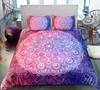 Bohemian Mandala Printed Home Bedding Set, Bedroom Soft Duvet Cover, Pillowcase, 2 or 3 Pieces Full Size Home Decoration
