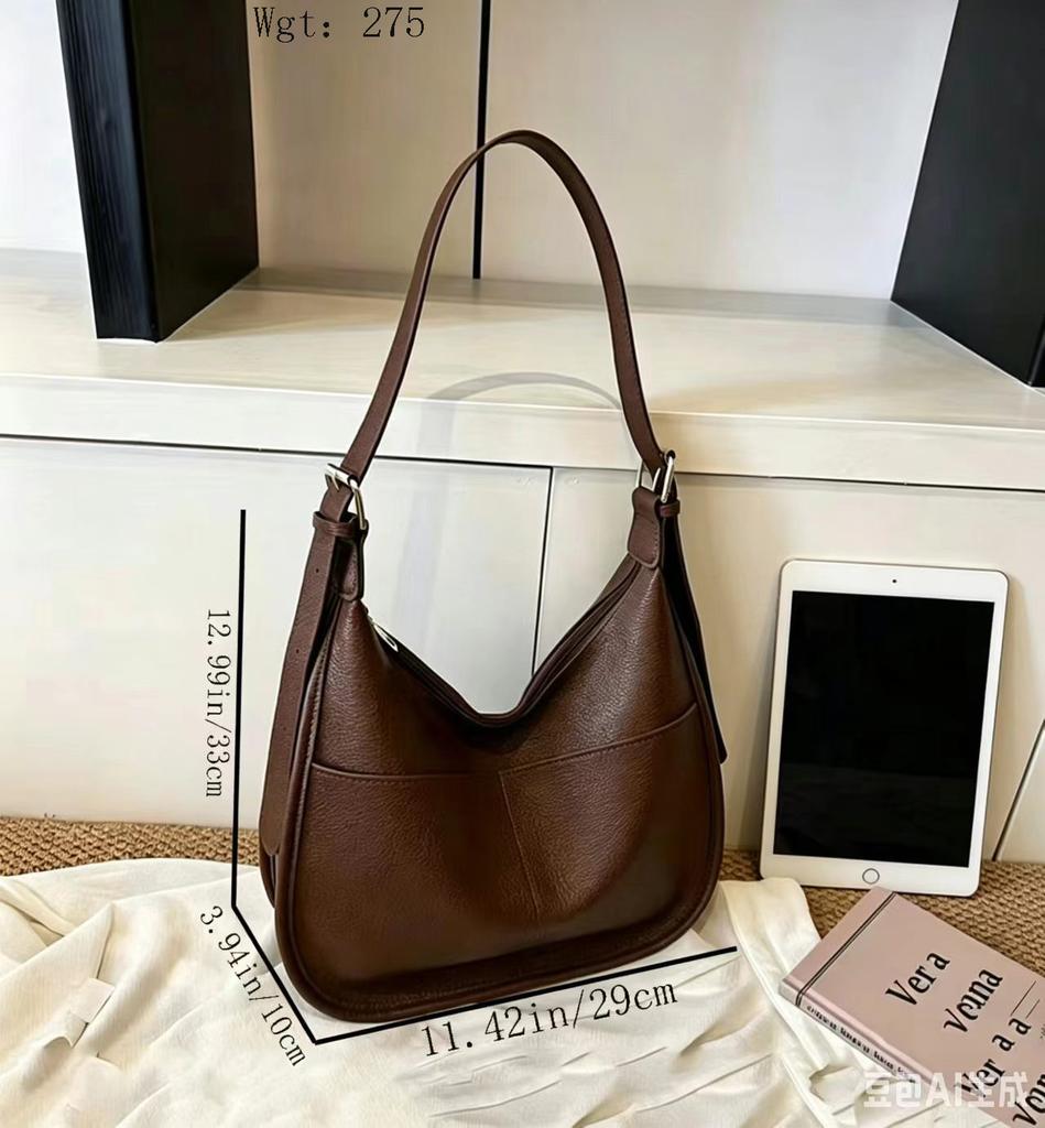 Large Capacity Backpack, Commuter Bag, Single Shoulder Crossbody Bag, Tote Bag, Soft Surface Fashion Bag Casually