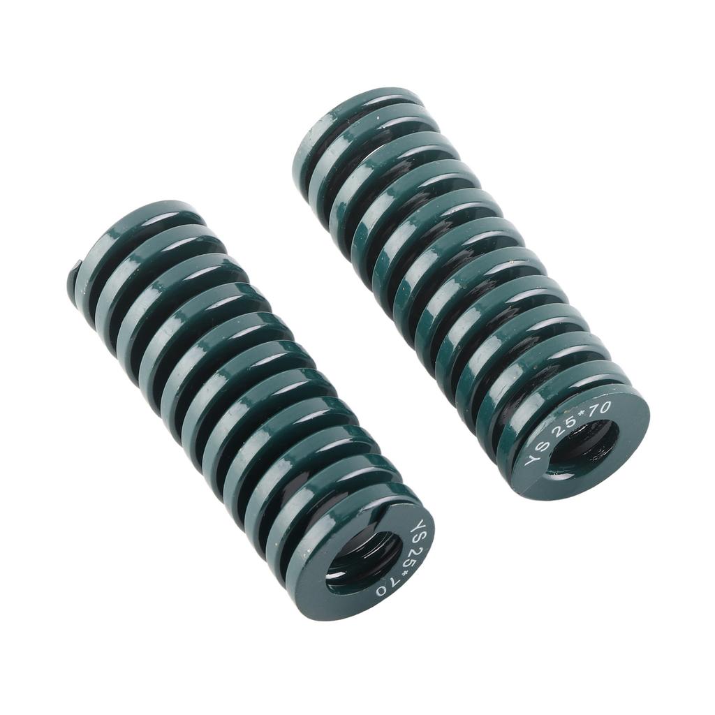 2pcs OD 25mm ID 12.5mm Heavy Load Mould Die Spring Green (TH25*70mm)