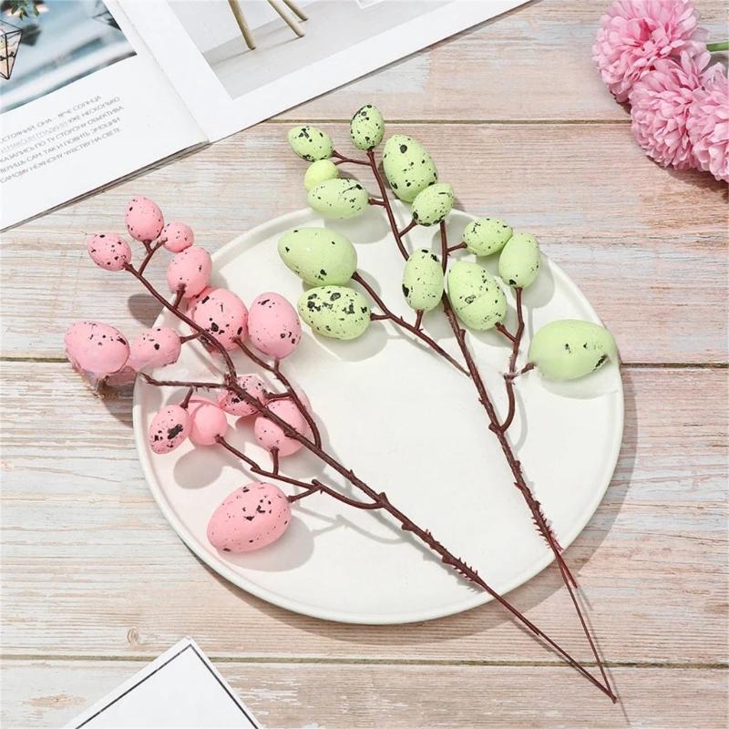 Tree Branches Seasonal Ornament Flower Picks Colorful Decorations For Home Indoor Children