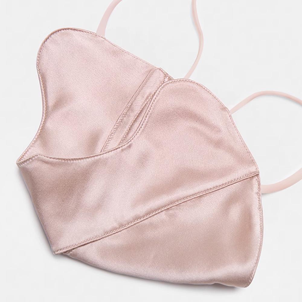 Women's Mulberry Silk UV Protection Face Mask - Breathable, Dustproof, Cycling-Friendly with Sunshade Eye Corner Protection