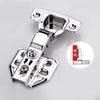 1/10Pcs Hinges Stainless Steel Hydraulic Cabinet Door Hinge Damper Buffer Soft Quiet Closing for All Kitchen Cupboard Furniture
