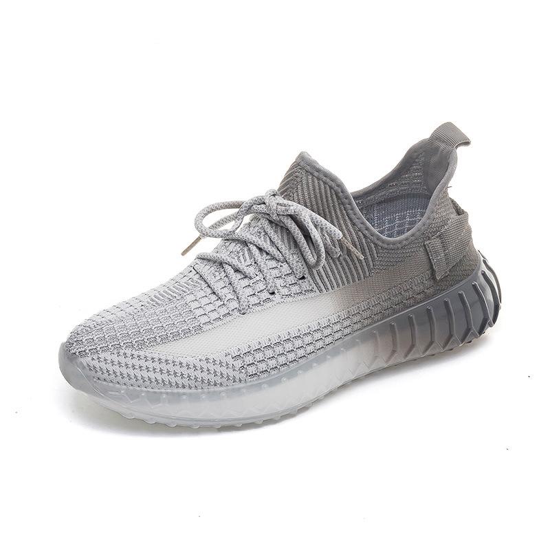 ins Korean version of popcorn fly-woven women's shoes spring new breathable sports shoes breathable couple coconut shoes women 355