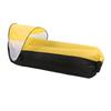 Outdoor Inflatable Sofa Couch Portable Inflatable Lounger Air Sofa for Camping Hiking Black Plus Yellow