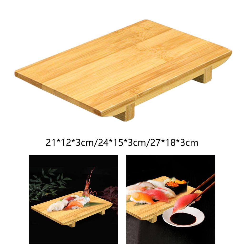 Sashimi Sushi Plate Table Organizer Pantry Decorative Japanese Kitchen Traditional Serving Tray Rectangle Multifunctional