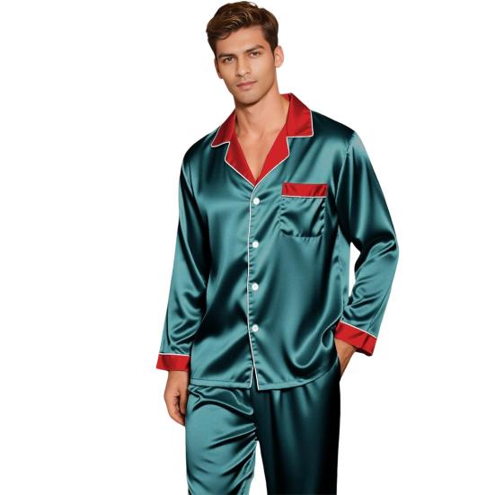 Familie Julepysjamas Matchende Sett 2 Deler Nattøy Antrekk Jule-temakostymer Komfortabelt Loungewear for Voksne Barn