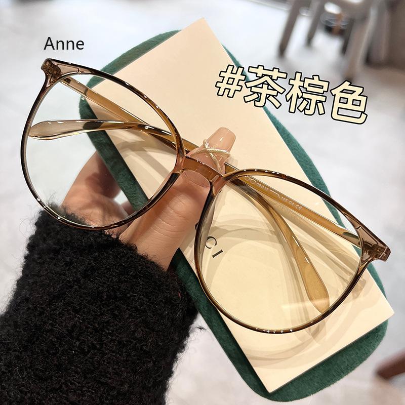 New Big Frame Anti-blue Light Near Sight Glasses Finished Myopia Glasses for Women Men Optical Prescription Eyewear 0 To -4.0