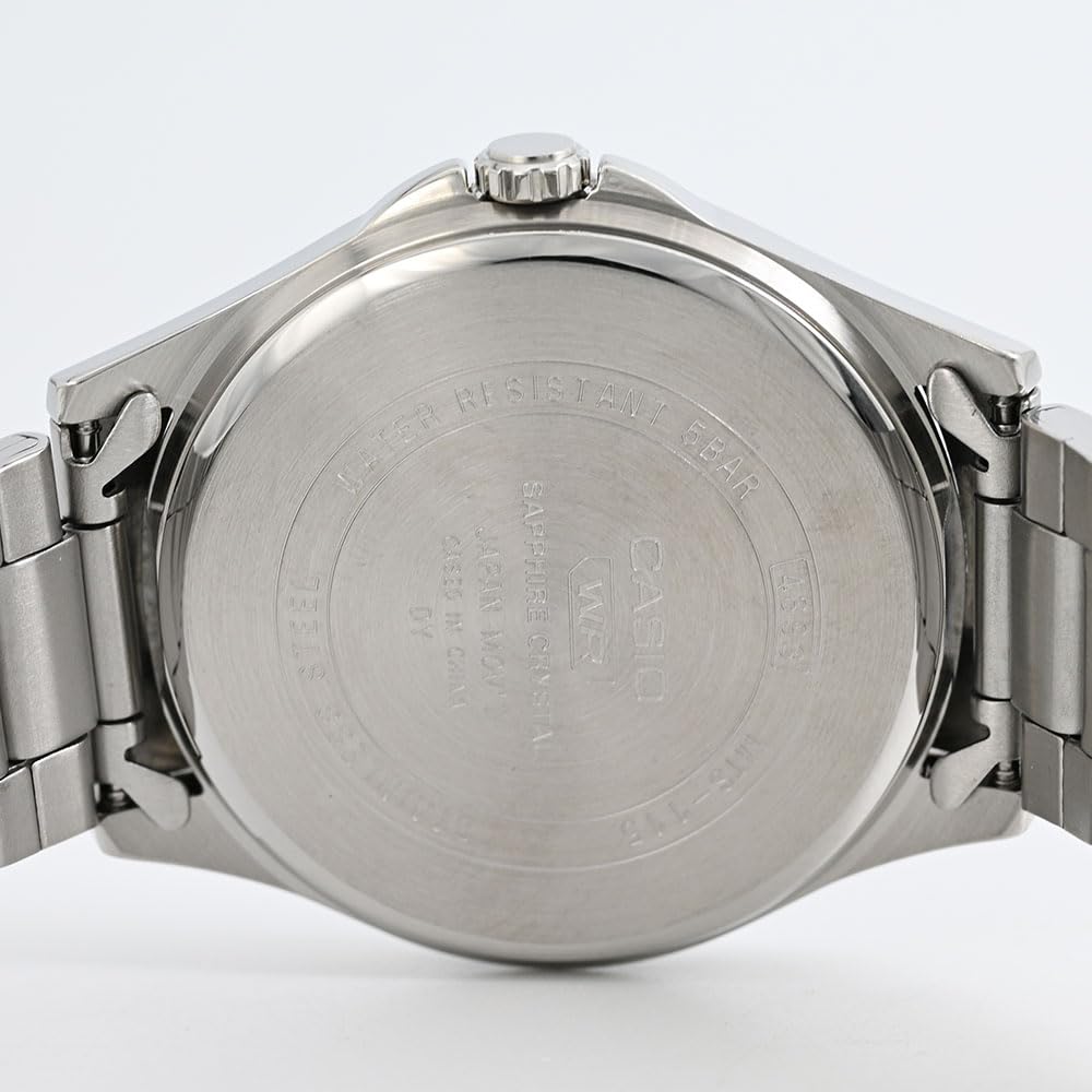 CASIO Analog Quartz Standard Silver blue MTS-115D-2A1