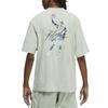 Jordan Character Letter Print Casual Crew Neck Short Sleeve T-Shirt Men Tops Aqua-Blue DM1445-017