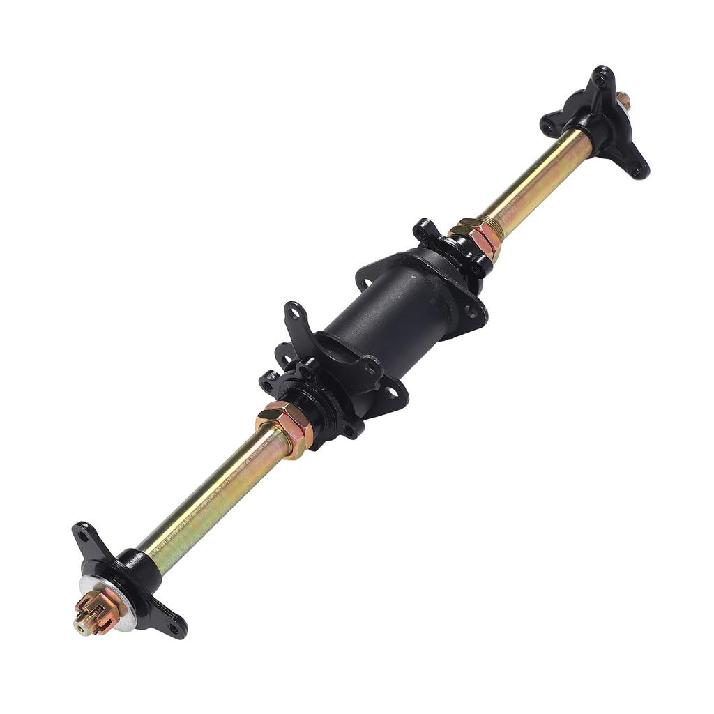 Tylna oś na żywo do gokarta 610 mm Stal stopowa Tylna oś z uchwytem zębatki Uchwyt tarczy hamulcowej Kołnierz piasty dla ATV Trike driftowego