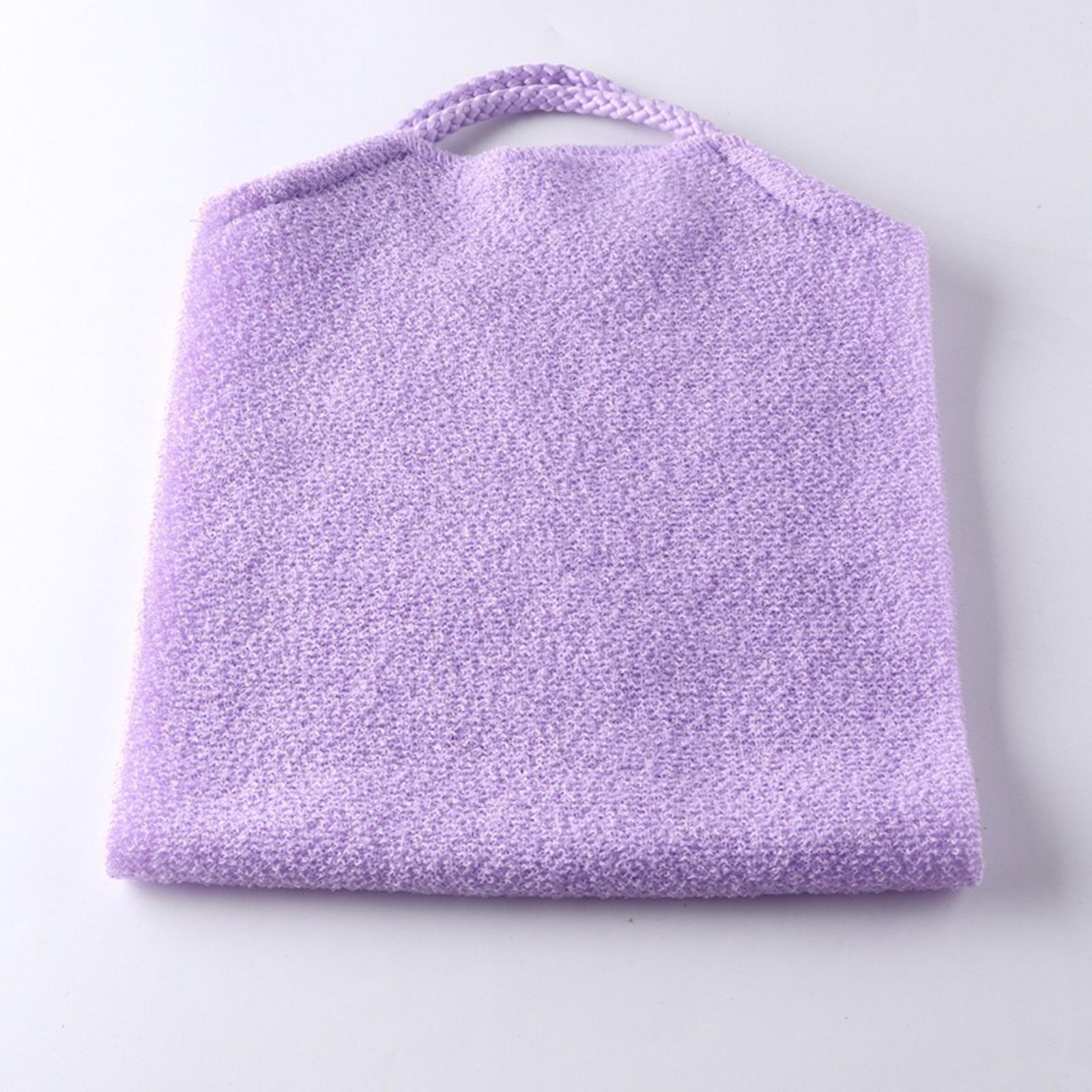 Long Back Scrub Towel, Elastic Drawstring, Thickened Nylon, Strong Back , Household Exfoliating Scrub Towel one size