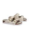 Maibulun Unisex Kork Anti-Rutsch Hausschuhe - Mattes Leder, Einzelner Riemen, Trendige Sommer Strand- & Hauskleidung