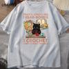 Funny Cat T Shirt for Men Women That's What I Do I Read Books I Sew and I Know Things Cat T-shirts Summer Cotton Vintage Tops