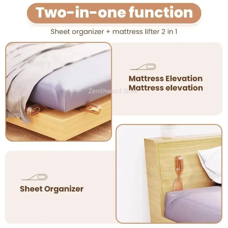 Portable Sheet Changing Tool, Ergonomic Mattress Lifter, Wedge Lifter, Bed Aid, Household Mattress Lifting Aid