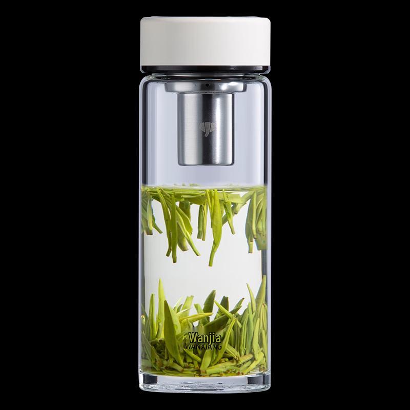 WANXIANG Portable Glass Water Bottle