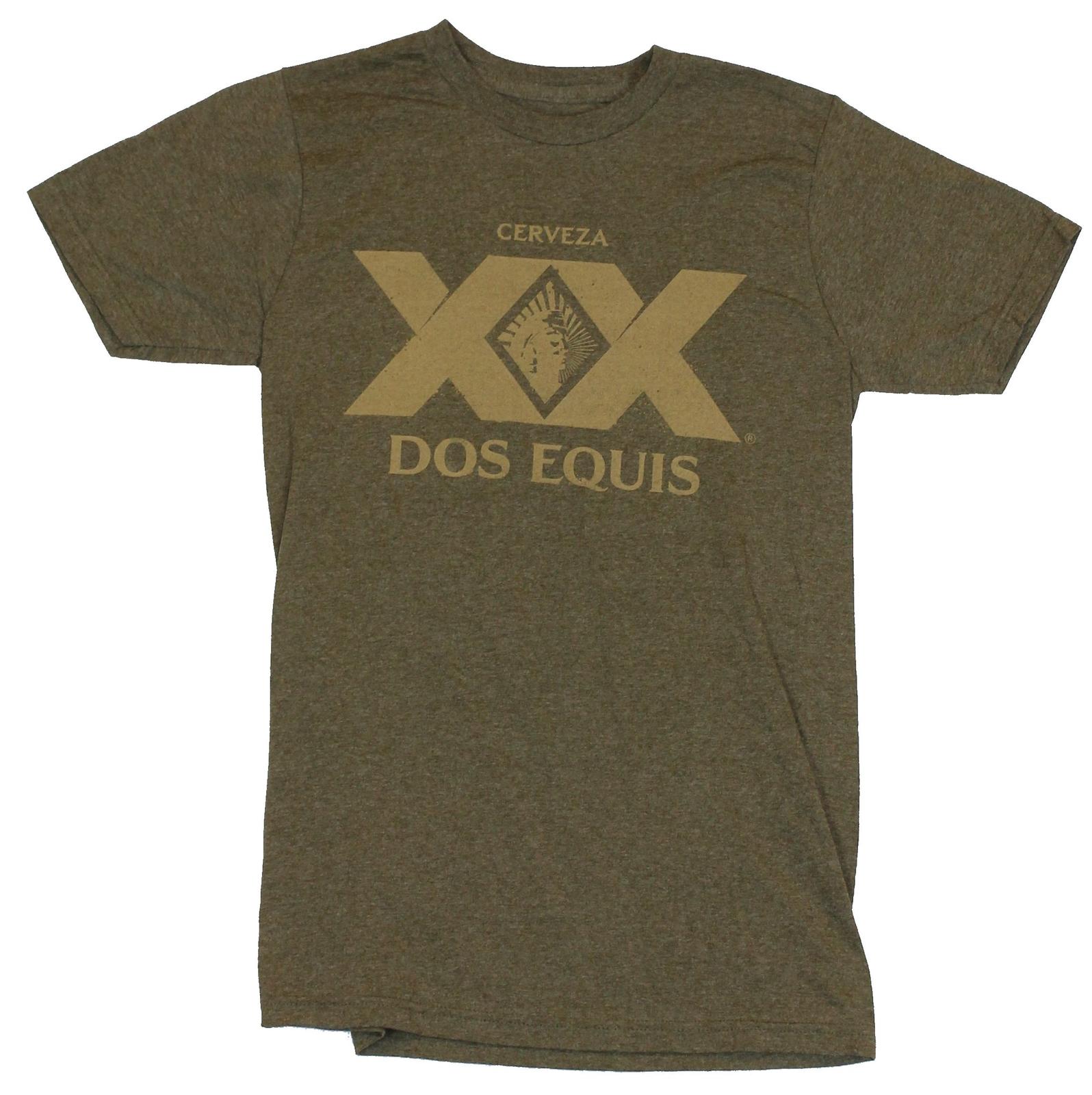 Dos Equis Beer Adult New T-Shirt - Distressed Large XX Logo XXXL