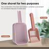 Cat Litter Shovel With Holder Multi-purpose Deep Large Capacity Cat Litter Scoop Pet Cleaning