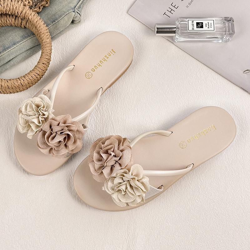Stylish Summer Sandals For Women With Elegant Floral Design Perfect For Beach Vacations And Casual Outings