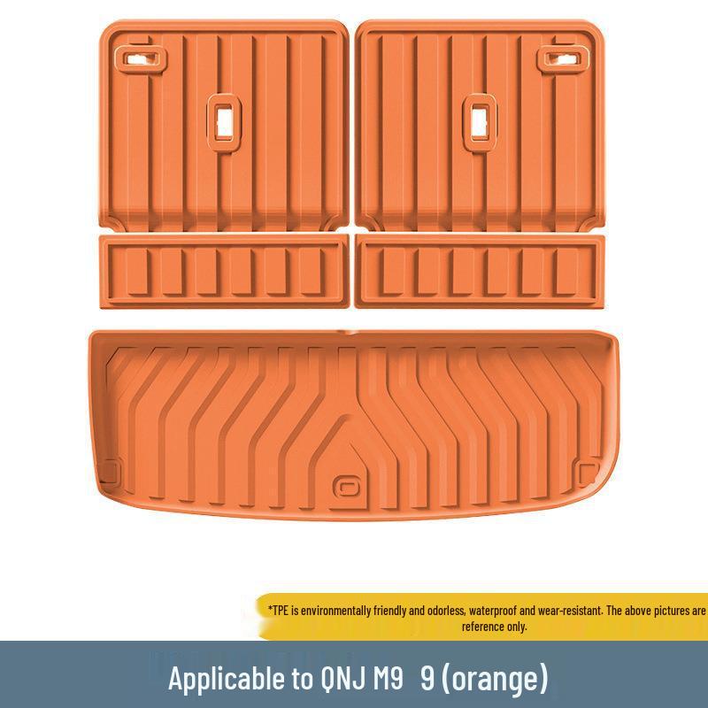 AITO M9/M7 Trunk Mat: TPE Waterproof, Wear-Resistant Protection for Car Interior