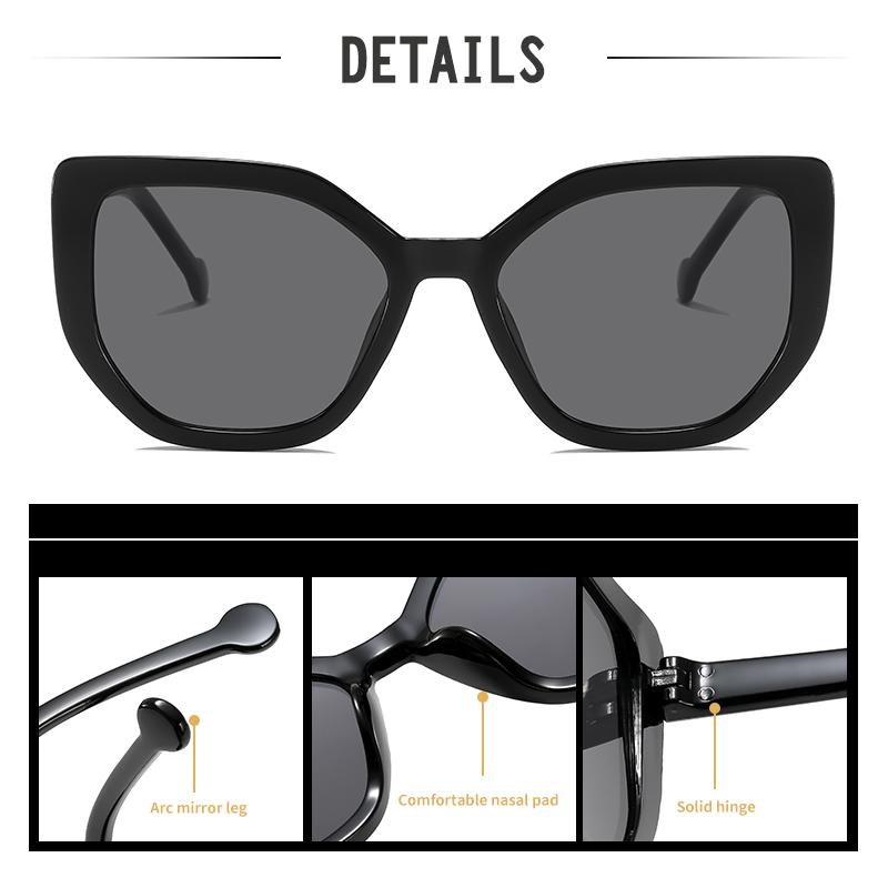 Oversized Geometric Sunglasses: Bold Retro Frames for Trendy Summer Looks & Reliable UV Protection