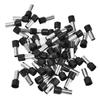 50Pcs Insulated Ferrule Tube Crimp Terminals EU Style Cord End Connectors 4 AWG E25‑16