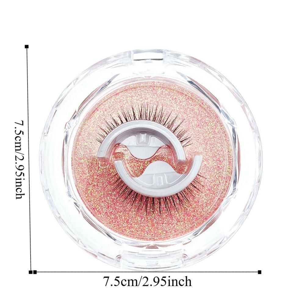 with Spare Tape Glue Free False Eyelashes Long Lasting False Eyelash Clusters  Makeup Tools