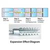 Light Duty Metal Expansion Anchors 1Pcs Strong Load Anti-Loosening Design for Household Shelf Mounting Repair
