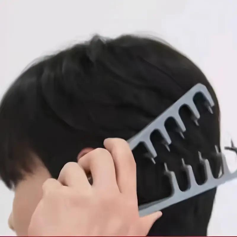 HOT Style Fluffy Texture Styling Comb for Men and Women, Home Use, Hair Parting To Cover Bangs, Hairdressing Comb, High Top Artifact