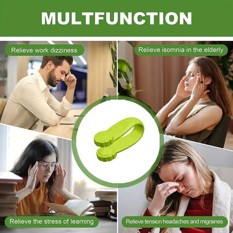 Plum Blossom Finger Joint Masážní klip Tiger Point Masážní spona na ruce Meridian Massager Akupresurní klip pro palce Bolesti hlavy Krevní oběh