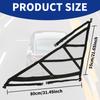 Car Ceiling Cargo Net Adjustable Buckle Car Roof Storage Organizer Net Triangular Anti-Fall Car Ceiling Storage Net Folding Roof