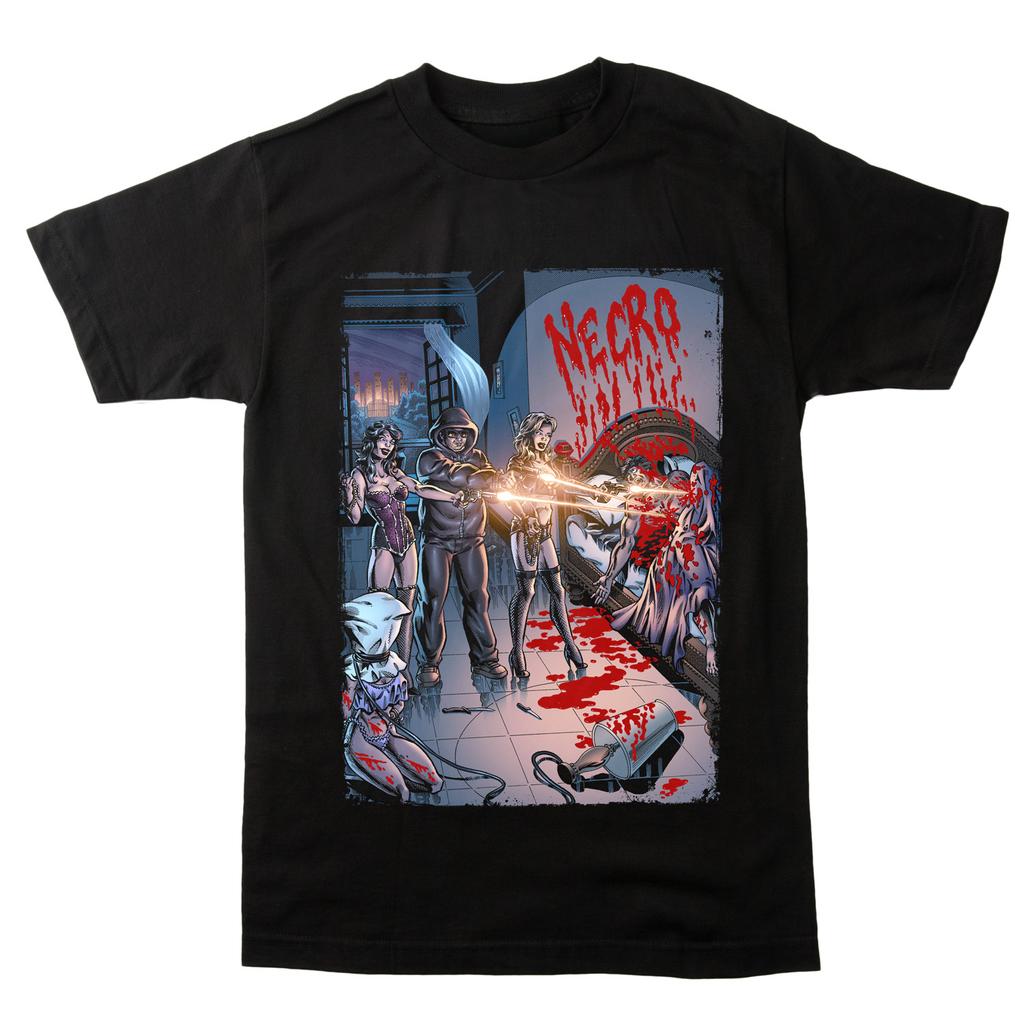 Necro Absolut Horror Bottle A Casual Tshirt Luxury Brand for Both Men and Women