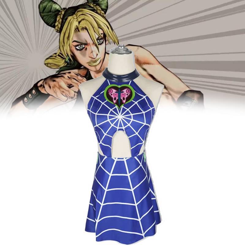 Jojos Bizarre Adventure Jolyne Cujoh Cosplay Costume With Polyester Fabric For Anime Fans