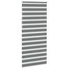 Zebra Roller Blind, Dark Grey, Fabric Width 90.9 Cm, Polyester