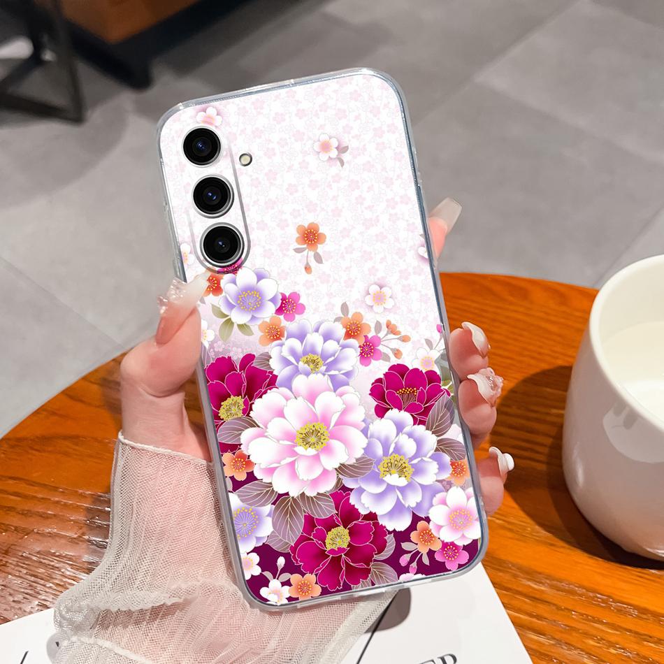 For Samsung Galaxy S24 Plus Ultra Phone Case Creative Soft TPU Silicone Clear Anti Drop Special Back Cover For Samsung S 24 Capa