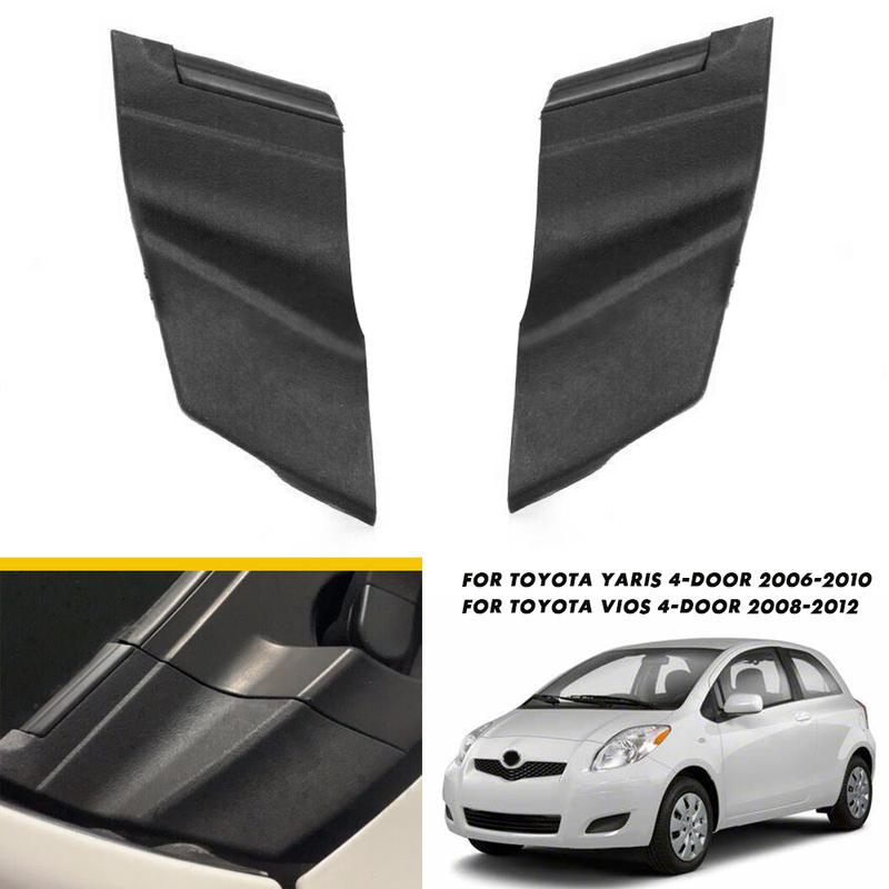2 Peças Tampa Lateral do Wiper do Para-brisa Acabamento Encaixa Para Toyota Yaris 4 Portas 2006-2010