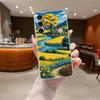 Rural Scenery Wheat Field Art Phone Case For Samsung Galaxy A52 A12 A51 S21 Edge S22ULTRA S23 S24 S20LITE Plus Ultra Transparent