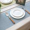 Nordic Style Jacquard Imitation Cotton Linen Tablecloth Embroidered Fringe Edge Dining Table Cloths Universal for All Seasons Taplak Meja Rectangular