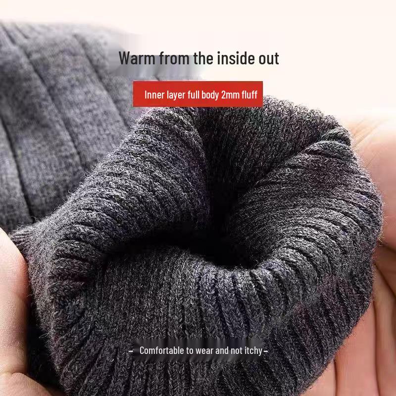 Thickened Anti-Slip Knee Pads for Men & Women - Warm Leg Warmers for Autumn/Winter