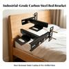Bed Frame Bracket Rust-Resistant for Bedroom Furniture Projects