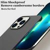 Ultra Thin Matte Frameless Hard Case For iPhone 15 14 13 12 Mini 11 Pro Max X XR XS SE   7 8 Plus Shockproof Back Cover