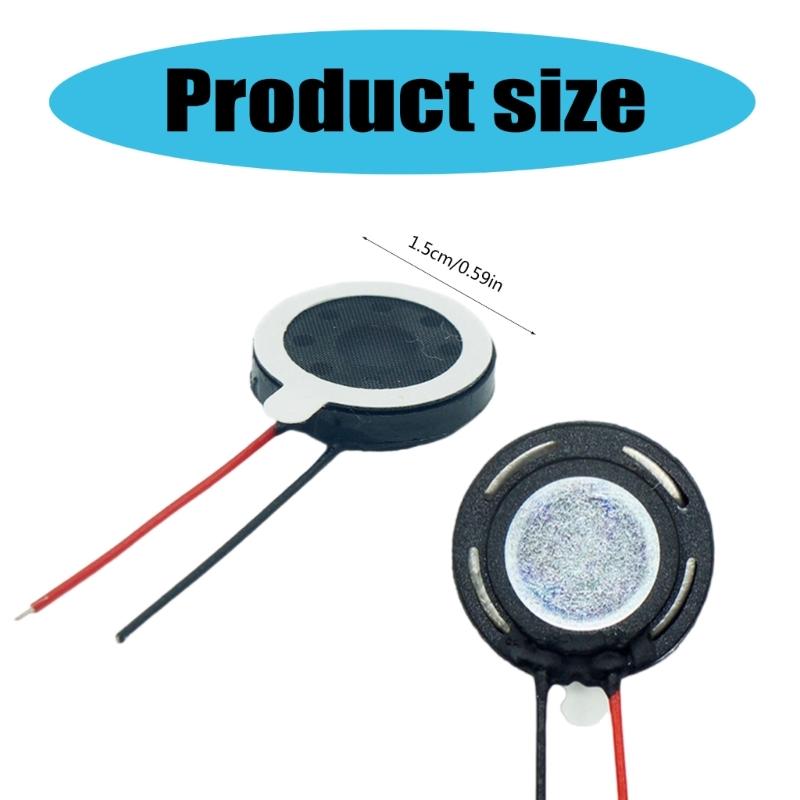 15mm Internal Magnetic Small Loudspeaker, 8Ohm 0.5W, ABS Casing Waterproof for Tablet Phone Computer Trumpet Horn