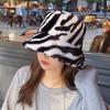 Imitation Rabbit Fur Big Head Circumference Bucket Hat Autumn and Winter Plush Versatile Show Small Face Warm Thickened Fashion Basin Hat