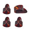 Ditali e Plettri per Dita in Celluloide Colorata per Chitarra/Basso - Mano Destra, Accessori per Strumenti Musicali Anti-Dolore