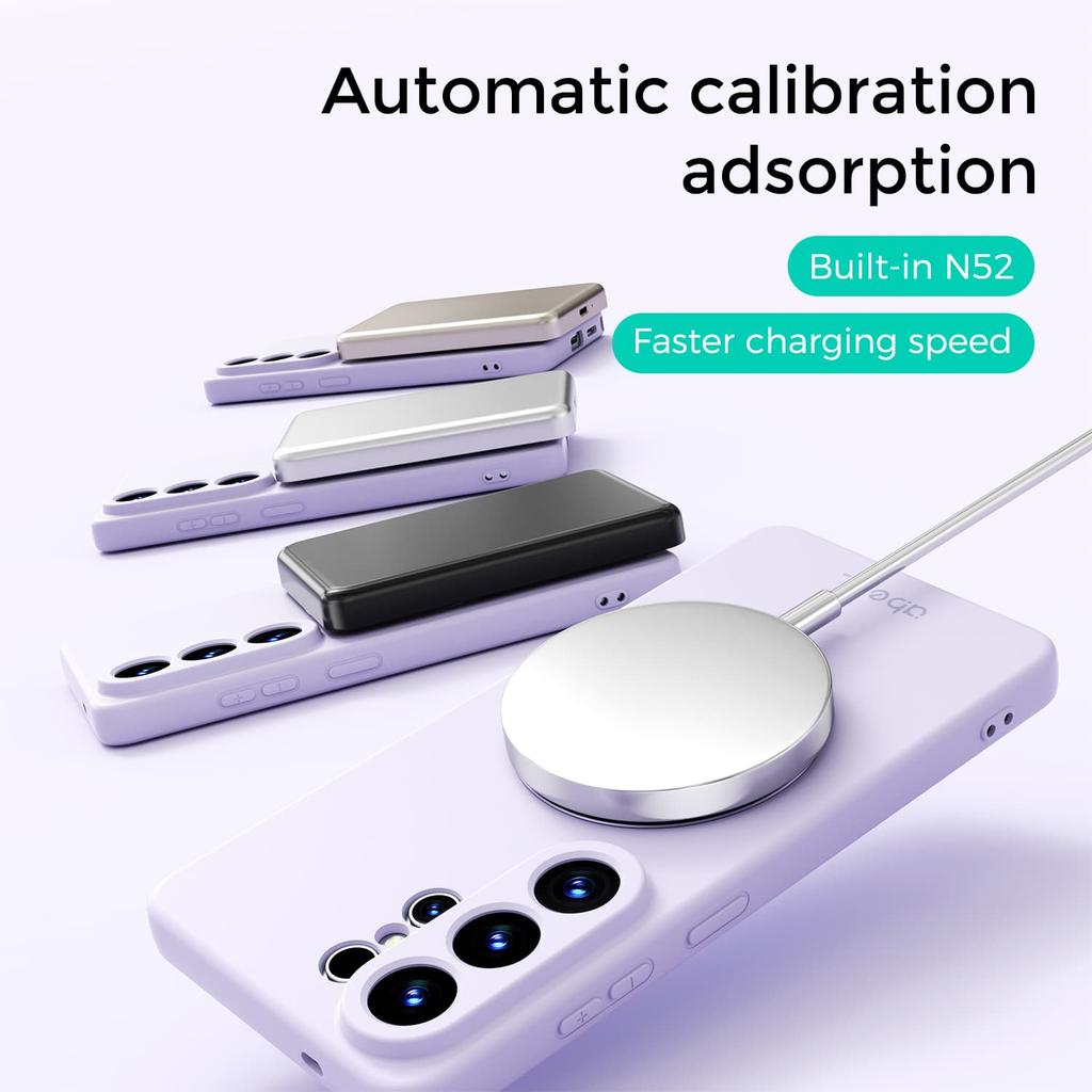 Magnetic Phone Case for Samsung Galaxy S26 Ultra&Pro S26Edge A57 A37 A36 5G Camera Lens Bumper Bracket Liquid Silicone Cover
