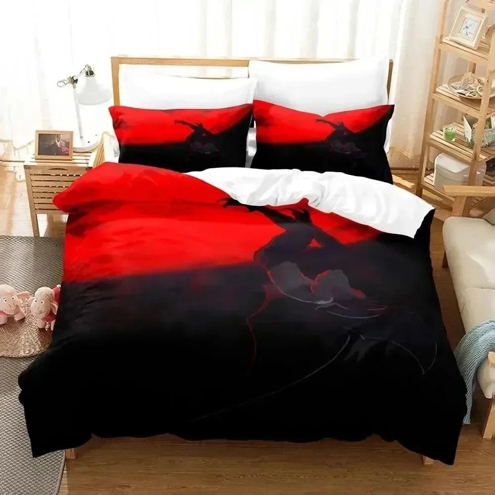 3D Print Anime Devilman Crybaby Beding Set Soft Duvet Cover Bed Linen Set Comfortable Quilt Cover Pilowcase Quen Young Boys Adult People Beding Set