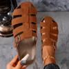 2024 Hochwertige Damen Schuhe Hausschuhe Baotou Damen Flache Schuhe Heiß Verkauf Sommer Einfarbig Wildleder Damen Hausschuhe