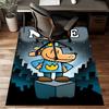 Custom DogMan Mat Personalized Name, Polyester Washable Indoor Entryway Rug, Gift for Christmas, Easter, Thanksgiving Day
