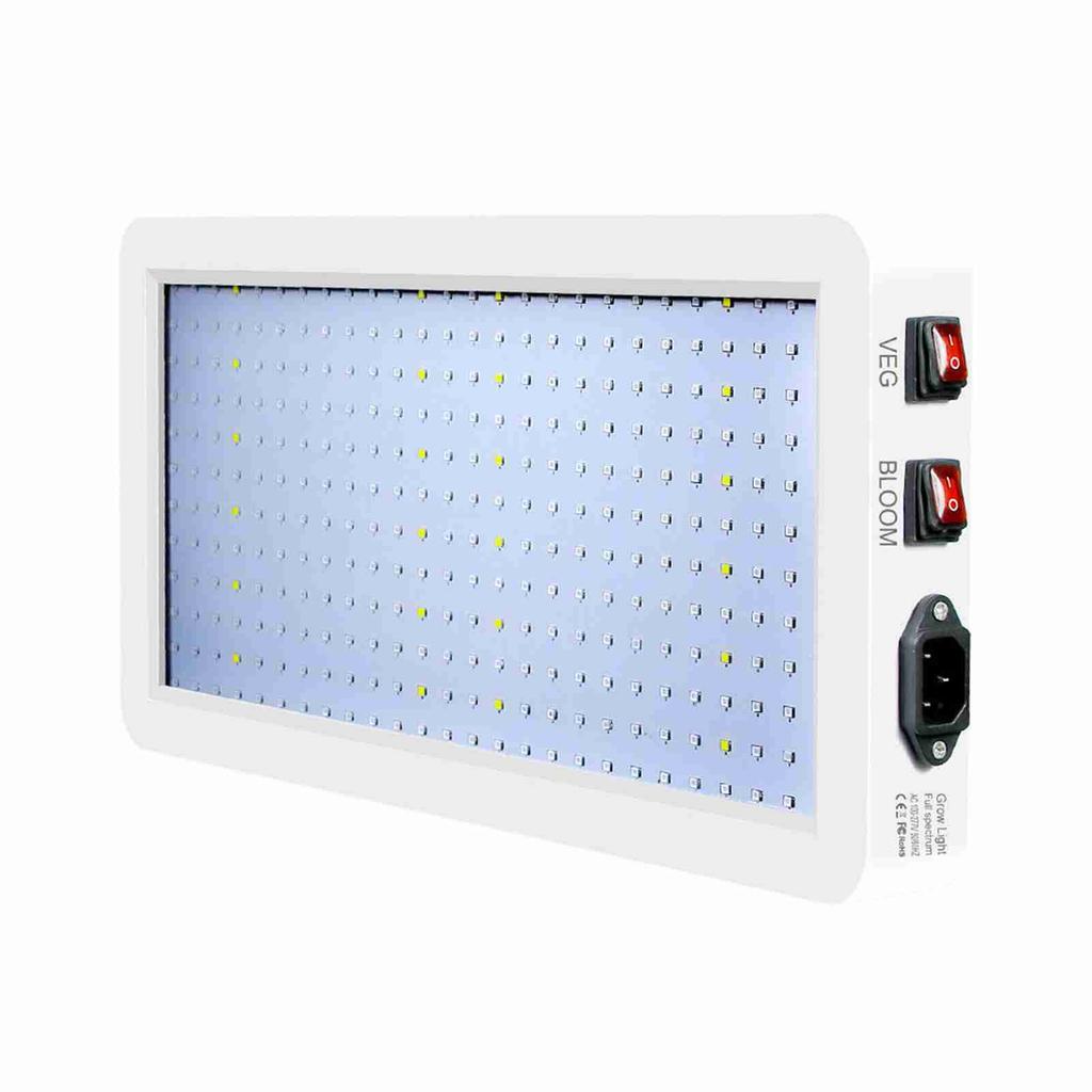 1000W LED Grow Light for Indoor Plants 216 LEDs Full Spectrum Veg and Bloom Dual Switch IP65 Waterpr