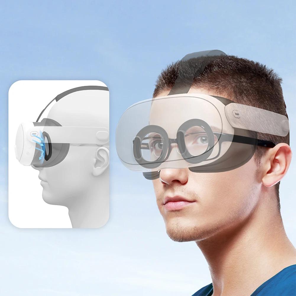 Magnetic Lens Frames for Meta Quest 3 Prescription Lenses Anti Blue Light Nearsighted Lenses Anti-Scratch Ring VR Accessories